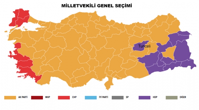24 Haziran seçimlerinde tercih farkı olan iller